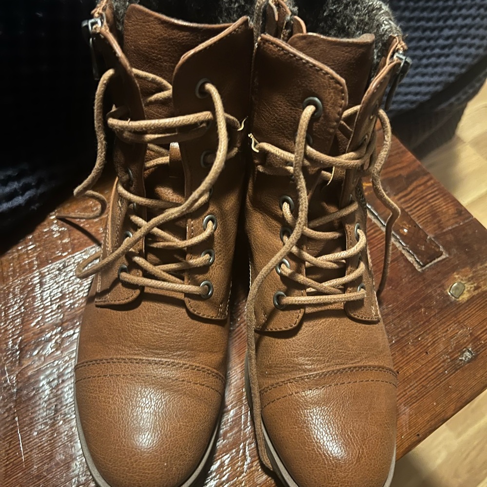 Brown Leather Boots